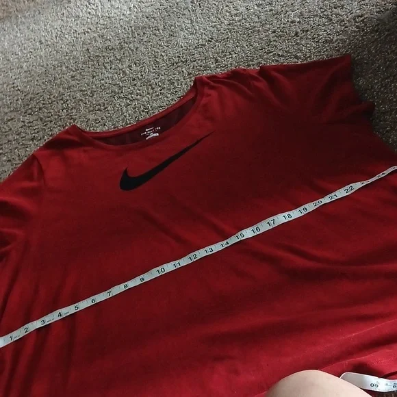 Nike dri-fit red logo tee shirt size 2XL - Picture 11 of 11